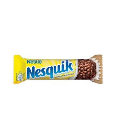 Nestle Nesquik Cocoa Whole Grain Bar 25 gr X 24 Pieces