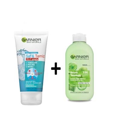 Garnier Pure&Clean 3 in 1 Botanical Cleansing Refreshing Make-Up Remover Milk