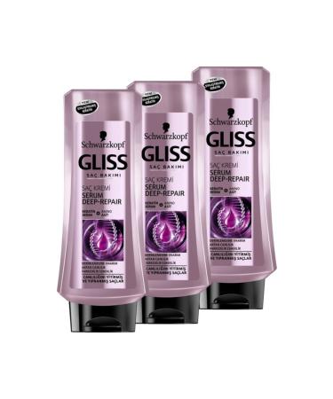 Gliss 360ml Serum Deep Repair Conditioner X 3 Pieces