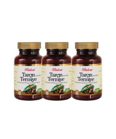 Balen Cinnamon Extract & Termiye 60 Capsules X 3 Pieces