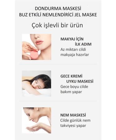 Jomtam Ice Cream Mask-Ice Effect Moisturizing Gel Mask 115 gr - Buy Online on GoSupps.com