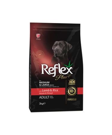 Reflex Plus Medium and Large Breed Lamb Adult Dog Food 3kg
