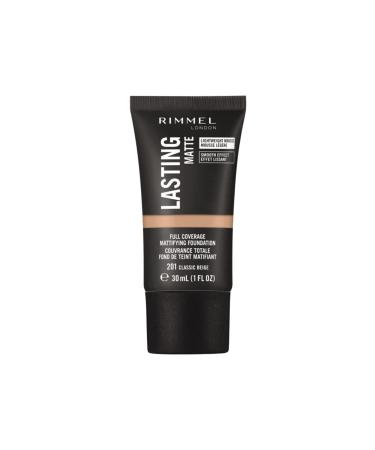 Rimmel London Lasting Matte Foundation No: 201 Classic Beige 30 Ml