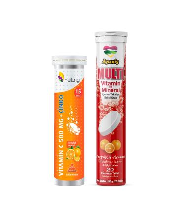 Apexis Multivitamin Effervescent Heilung Vitamin C Zinc