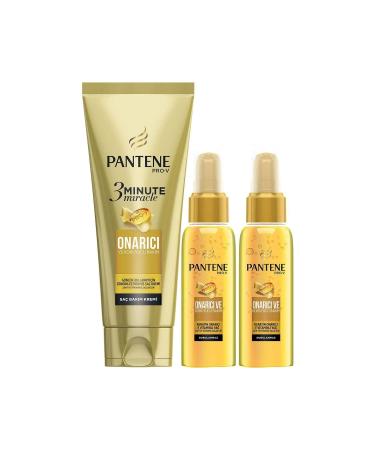 Pantene 3 Minute Miracle Hair Care Cream 200 ml + 2 Care Oil - Buy Online on GoSupps.com