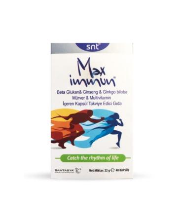 Max Immune Supplement Food 40 Capsules