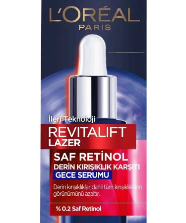 L'Oreal Paris Revitalift Laser - Pure Retinol Night Serum Anti-Aging & Anti-Wrinkle - Buy Online on GoSupps.com