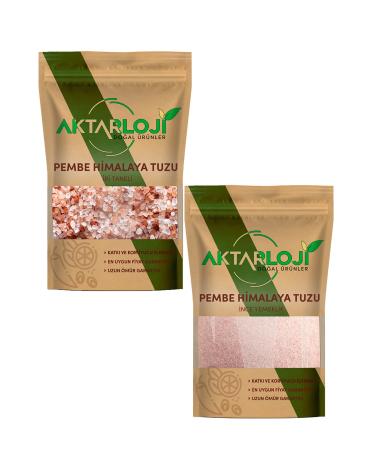 Aktarloji Pink Himalayan Salt Set 10 Kg (5 Kg Coarse Pink + 5 Kg Fine Table Pink)