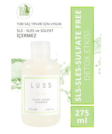 LUSS Detox Plant Based Shampoo Sls-sles Sulfate Free