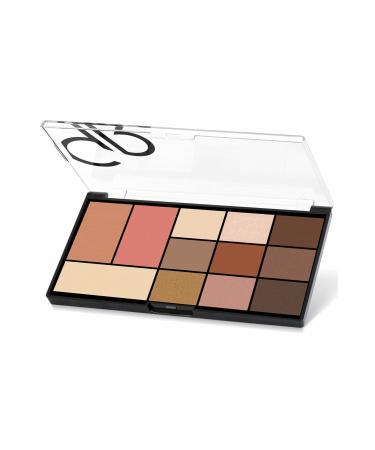 Golden Rose City Style Face & Eye Palette 01 Warm Nude Eyebrow Pencil & Eyebrow Shadow - Buy Online on GoSupps.com
