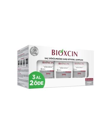 Bioxcin Anti Hair Loss Shampoo for Dry and Normal Hair 300ml Set of 3