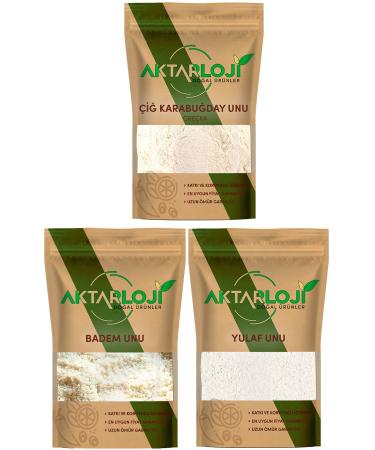 3 Kg Buckwheat Flour + 3 Kg Oat Flour + 500 Gr Almond Flour