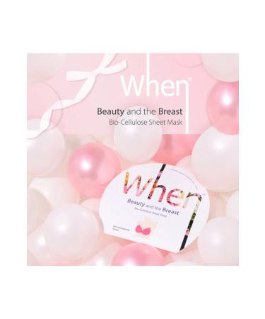 When Beauty And The Breast Firming And Nourishing Premium Bio-cellulose Breast Mask - Buy Online on GoSupps.com