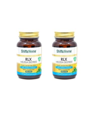 Shiffa Home Rlx Melissa Extract 560 Mg 60 Capsules X 2 Pieces