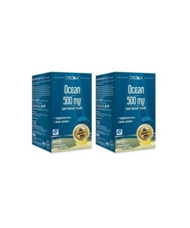 Ocean 500 Mg 60 Capsules Fish Oil 2 Pieces