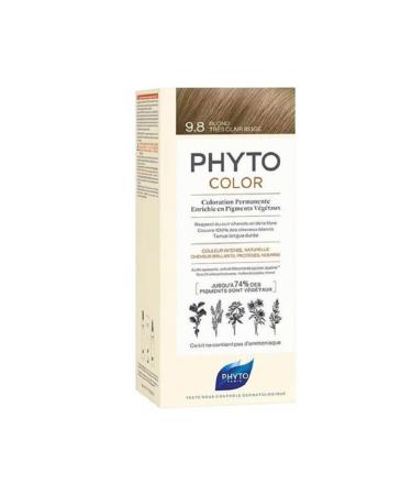 Phyto Color Hair Dye 9.8 - Blonde Tres Clair Beige