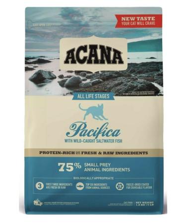 Acana Pacifica Cat Food 4.5kg - For All Breeds and Life Stages