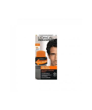 L'Oreal Paris Men Expert One-twist Hair Color 02 Natural Black - Buy Online on GoSupps.com
