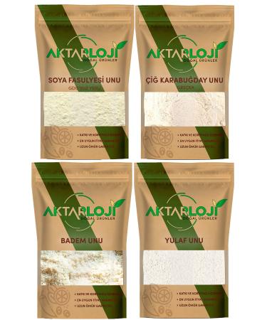 3 Kg Oatmeal + 3 Kg Soybean Flour + 2 Kg Buckwheat Flour + 600 Gr Almond Flour