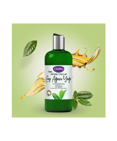 Duru Precious Oils Moisturizing Tea Tree Oil Shower Gel 3x500ml - Buy Online on GoSupps.com