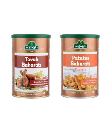 Arifo lu Chicken Spices 180 Gr + Fried Potato Spices 200 Gr