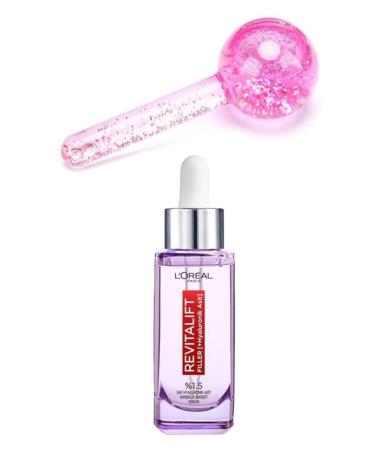 L'Oreal Paris Loreal Revitalift Filler Serum Ice Roller Skin Care Set