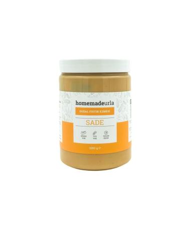 HOMEMADEURLA 1 Kg Natural Sugar-Free Plain Peanut Butter
