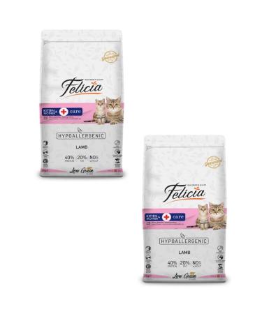 Felicia Low Grain Lamb Hypoallergenic Kitten Cat Food 2 Kg (2 Pieces)