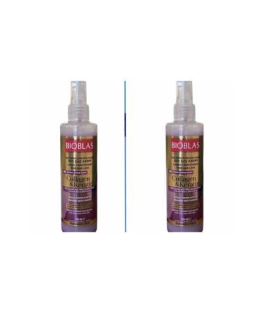 Bioblas Liquid Hair Conditioner 200 Ml Collagen & Keratin (2 Pieces)