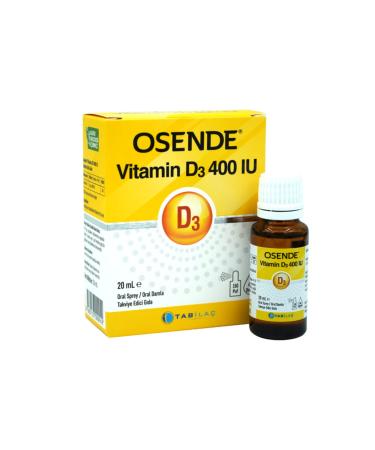 Osende Vitamin D3 400 Iu Drop Spray 20 Ml