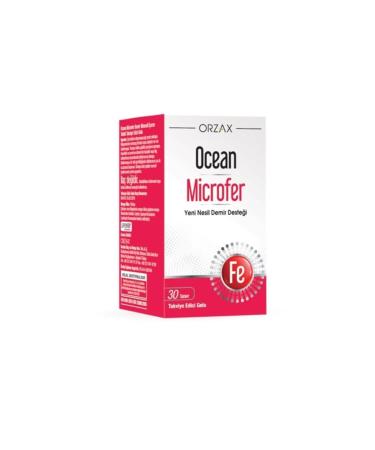Ocean Orzax Microfer Food Supplement 30 Tablets