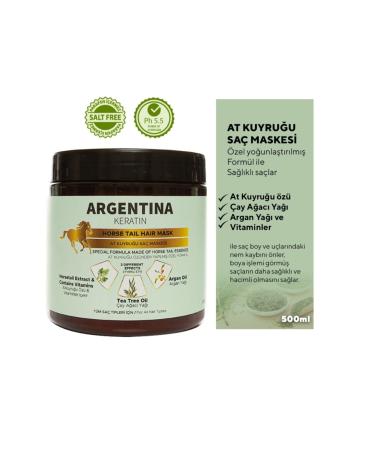 ARGENTINA KERATIN Horsetail Argan Oil Hair Mask - Conditioner 500ml