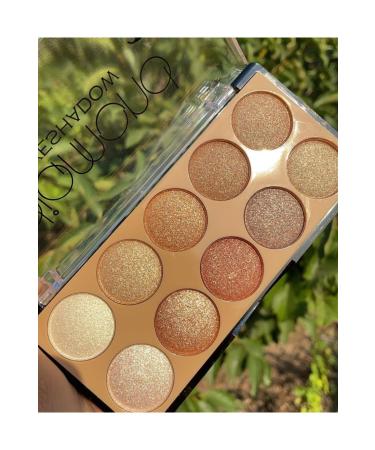 AILY COSMETICS Roesia Diamond Model 10-Piece Eyeshadow Palette 02 No