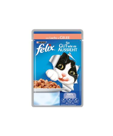 Purina Felix Wet Cat Food Salmon 100 Gr