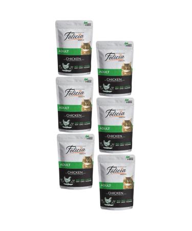 Felicia Pouch Chicken Cat Canned Food Grain-Free 85 gr X 6 Pieces