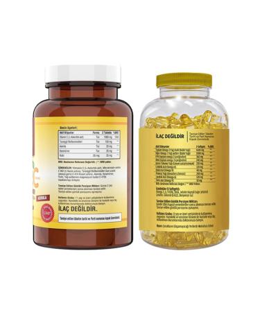 Ncs Ester Vitamin C 1000 Mg Black Elderberry 60 Tablets Vitamin C & Flx Omega 3-6-9 Fish Oil 90 Softgel - Buy Online on GoSupps.com