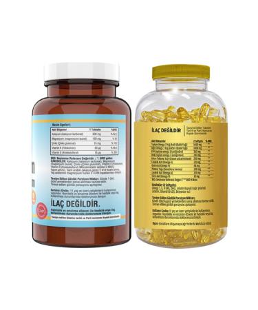 Ncs Calcium Magnesium Zinc D & K Vitamin 120 Tablets & Flx Omega 3-6-9 Fish Oil 90 Tablets - Buy Online on GoSupps.com