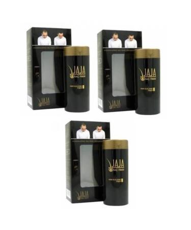 Jaja Hair Fiber Powder Keratin Black 50 gr X 3 Pcs