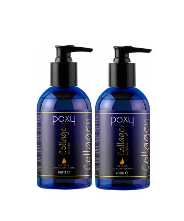 Poxy Collagen/ Biotin Essence Hair Conditioner 400 Ml X 2 Pieces