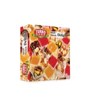 Turkobaba 550 Gr Luxury Turkish Delight with Mixed Nuts