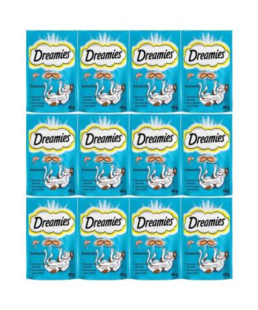 Dreamies Salmon Cat Reward Food 60 Gr 12 Pieces