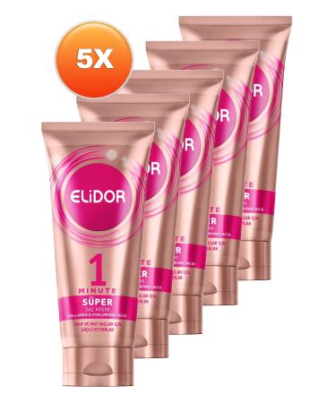 Elidor 1 Minute Strong and Shiny Super Conditioner 170 Ml. Set of Five