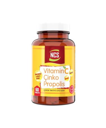 Ncs Vitamin C Zinc Propolis 60 Tablets X 3 Vitamin D Quercetin Resveratrol - Buy Online on GoSupps.com