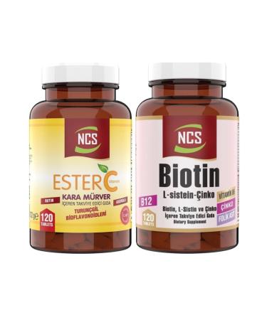 Ncs Ester Vitamin C 120 Tablets Biotin 120 Tablets