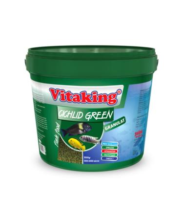 Vitaking Cichlid Green Granulat 3 Kg Bucket Fish Food