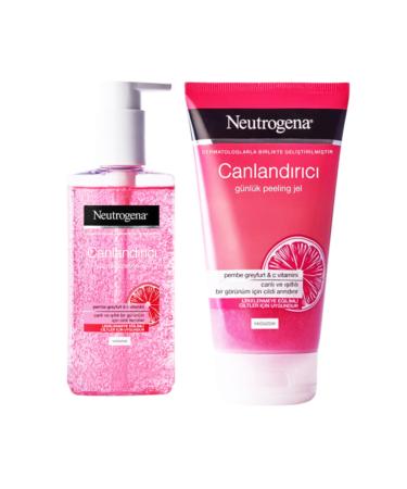 Neutrogena Revitalizing Pink Grapefruit Gel 200 ml Pink Grapefruit Daily Peeling Gel 150 ml