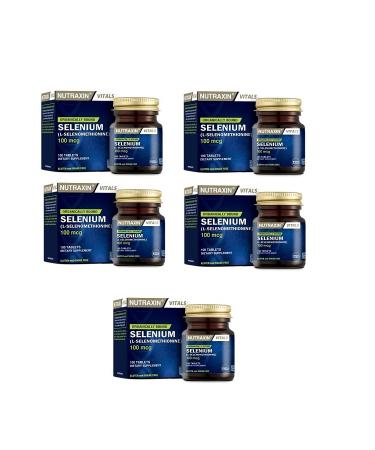 Nutraxin Selenium 100 Tablets * 5 Pieces
