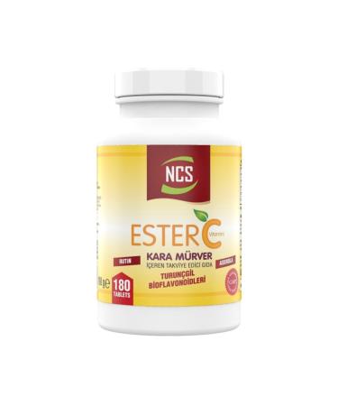 Ncs Ester Vitamin C 500 Mg 180 Tablets Black Elderberry Citrus