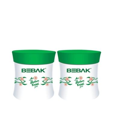 Bebak Bitter Almond Cream Jar 70 ml 2 Pieces