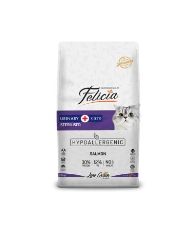Felicia Volmin Petshop Low Grain Sterilized Salmon Hypoallergenic Cat Food 12 kg
